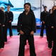 Cobra Kai students standing at attention.